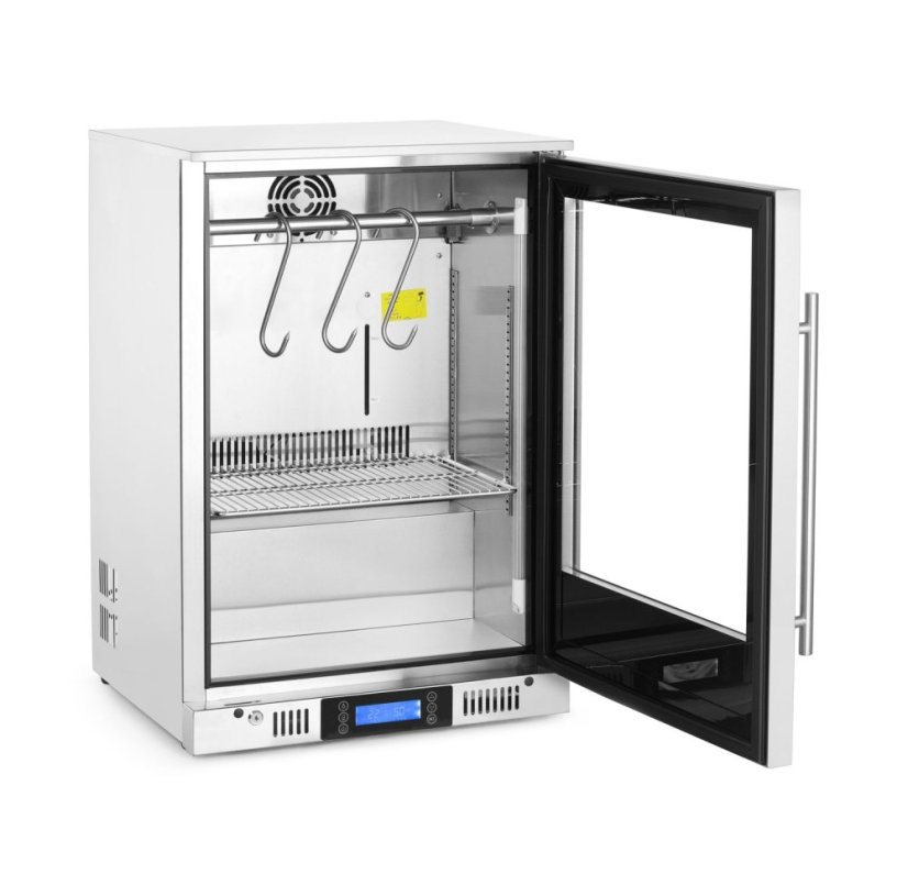 Skříň pro suché zrání masa, pod pracovní plochu., Arktic, 138L, Stříbrná, 230V/350W, 545x600x(H)900mm