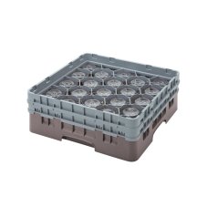 Cambro Koš Camrack 20 pozic, výška sklenice 25,8 cm - Hnědá