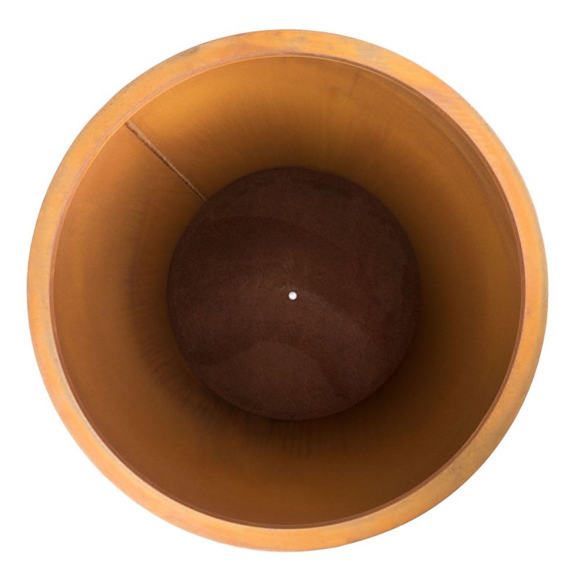 Květináč G21 Corten Round, 65 x 100 x 65 cm