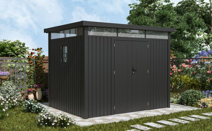 Zahradní domek G21 Atlanta 676 - 294 x 230 cm, slate grey