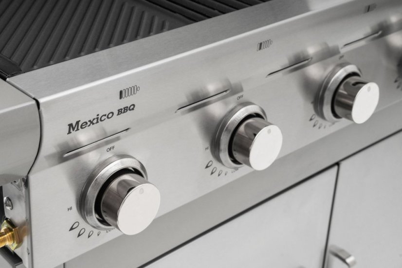 Plynový gril G21 Mexico BBQ Premium line, 7 hořáků + zdarma redukční ventil