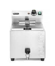 Fritéza XL s vypouštěcím kohoutem HENDI GOLIATH, HENDI, 10L, 400V/10200W, 300x585x(H)392mm