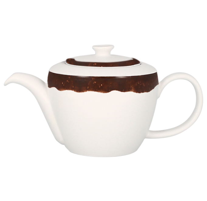 RAK Porcelain RAK Woodart konvice na čaj s víčkem 40 cl – tmavě hnědá | RAK-WDCLTP40OB RAK Porcelain RAK Woodart konvice na čaj s víčkem 40 cl – tmavě hnědá | RAK-WDCLTP40OB