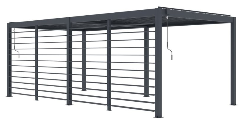 Příslušenství G21 otočná lamelová stěna pro pergolu Austin Premium 6x3 a 6x4 m