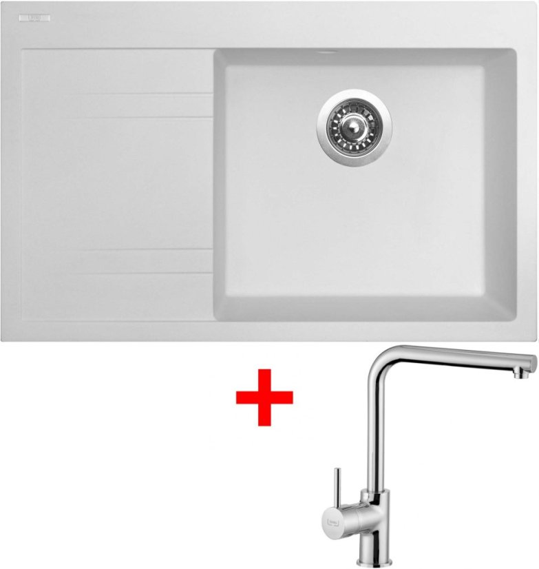 Sinks RIM 780 P Milk + Elka Sinks RIM 780 P Milk + Elka