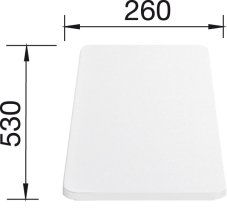 Krájecí deska plast MEDIAN 260x530