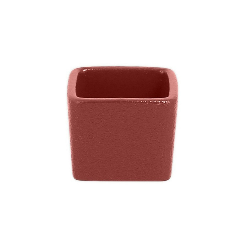 RAK Porcelain RAK Miska nízká tvar kostky 6 cl, tmavě červená | RAK-NFOPSD02DR