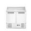 Dvoudveřový chladicí stůl s nástavcem, Arktic, 146L, 230V/143W, 700x900x(H)990mm