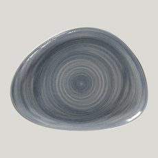 RAK Porcelain RAK Spot talíř mělký 32,5 × 25 cm, šedomodrý | RAK-SJDFLFP32