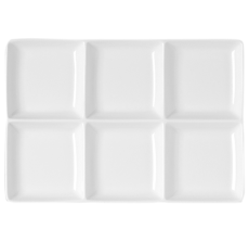 RAK Porcelain RAK Minimax obdélný tác – 6 oddílů | RAK-OPRP6C