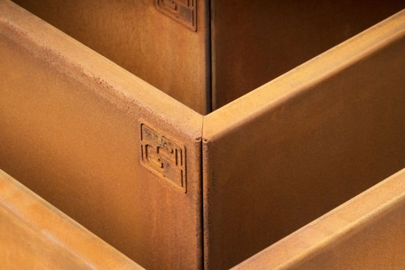 Vyvýšený záhon G21 70 x 32 x 70 cm, Corten