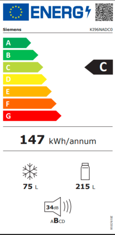 Vestavná chladnička Siemens KI96NADC0