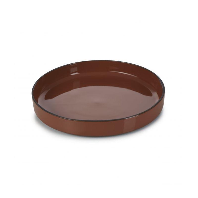 Revol Talíř gourmet kulatý 23 cm – cinnamon | REV-652745 Revol Talíř gourmet kulatý 23 cm – cinnamon | REV-652745