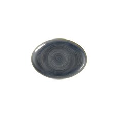 RAK Porcelain RAK Spot talíř oválný 26 x 19 cm,  šedomodrý | RAK-SJDNNOP26