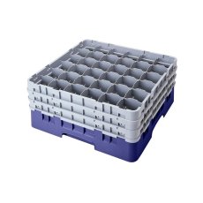 Cambro Koš Camrack 36 pozic, výška sklenice 23,8 cm - Modrá
