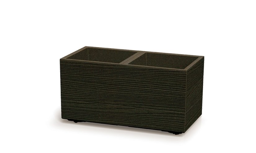 Květináč Prosperplast MADERA CASE eco wood 57,7 cm kávový eco