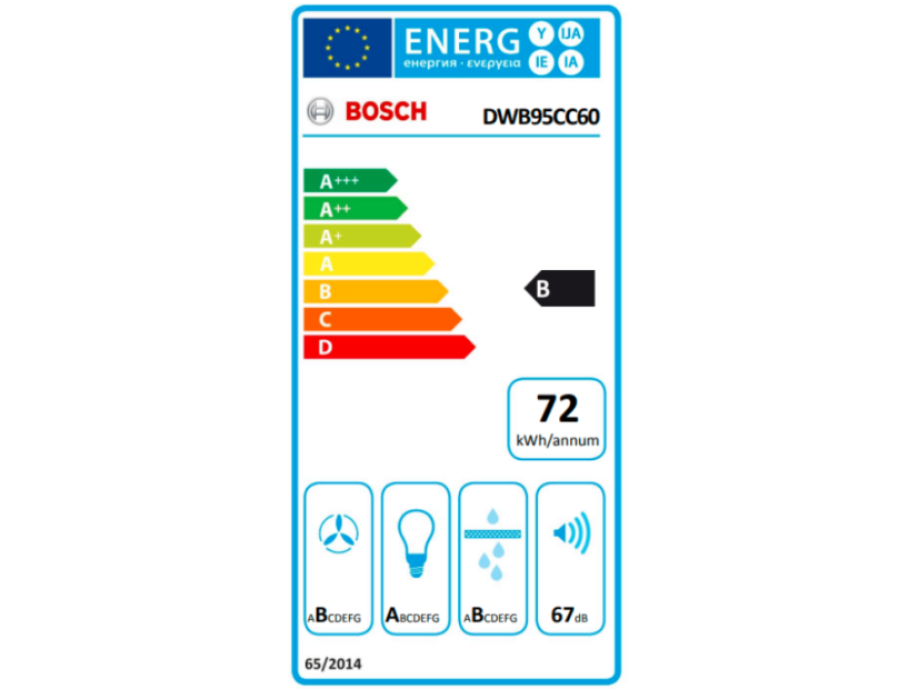 Komínová digestoř Bosch DWB95CC60