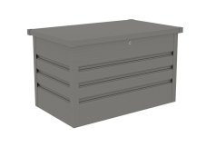 Zahradní box G21 Denver 280 L, metalický šedý plechový
