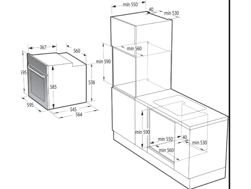 Vestavná trouba Gorenje BOS6737E06FBG