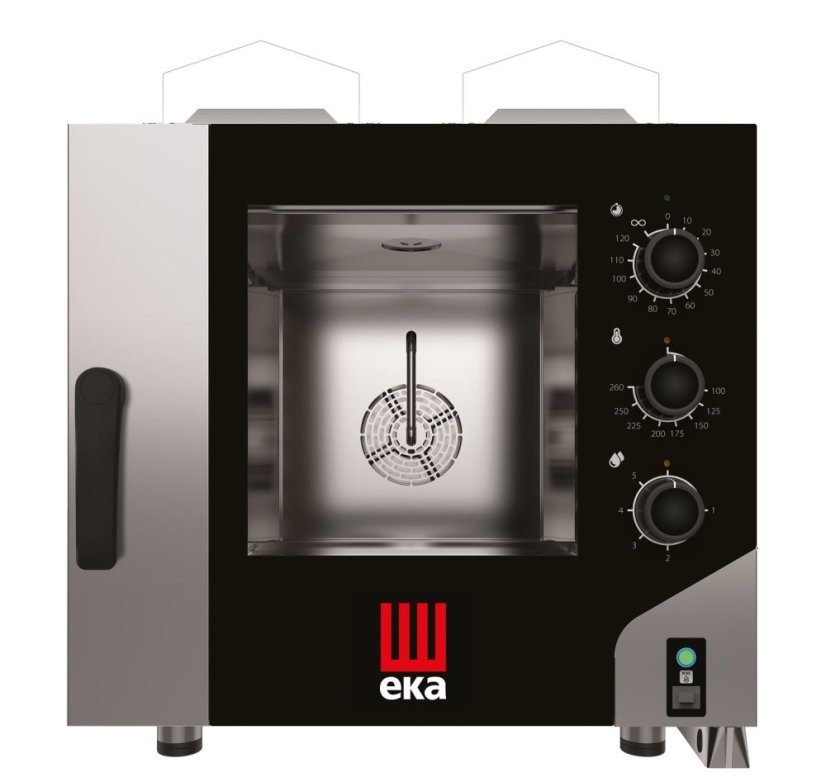 Konvektomat Millennial Smart Gastro, 5x GN 1/1 - elektromechanicky ovládaná, plynová, Tecnoeka, 230V/300W, 9300kW, 730x855x(H)801mm Konvektomat Millennial Smart Gastro, 5x GN 1/1 - elektromechanicky ovládaná, plynová, Tecnoeka, 230V/300W, 9300kW, 730x855x(H)801mm