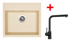 Sinks SOLO 560 Sahara + ELKA Černá matná