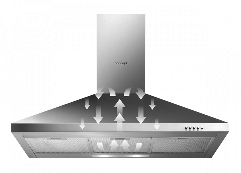 Komínová digestoř Concept OPK3590ss