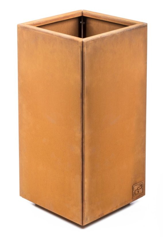 Květináč G21 Corten Square, 30 x 60 x 30 cm