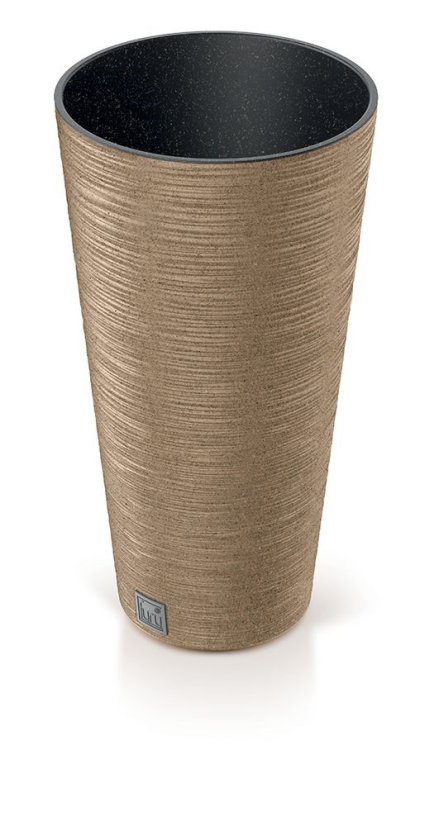 Květináč Prosperplast FURU SLIM ECO WOOD 30 cm naturo