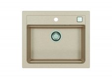 Alveus ATROX 30 terra 22 + pop up sifon 590x500x200 mm