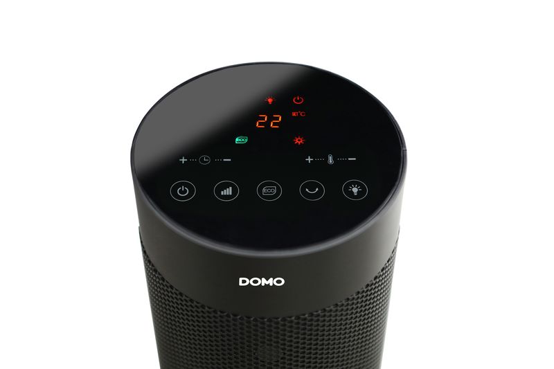 Teplovzdušný ventilátor s imitací ohně DOMO DO7345H