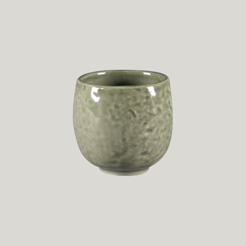 RAK Porcelain Krush šálek bez ucha 10 cl, šedý RAK Porcelain Krush šálek bez ucha 10 cl, šedý