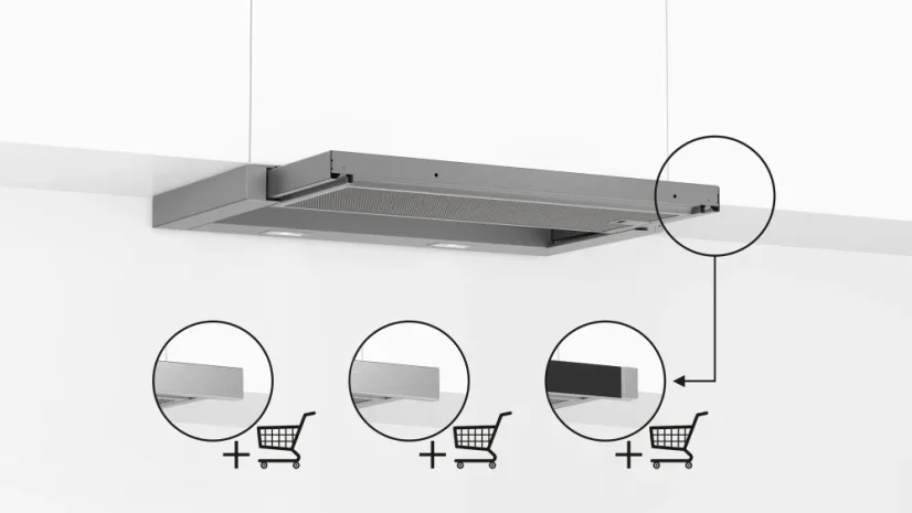 Výsuvná digestoř Bosch DFR067A52
