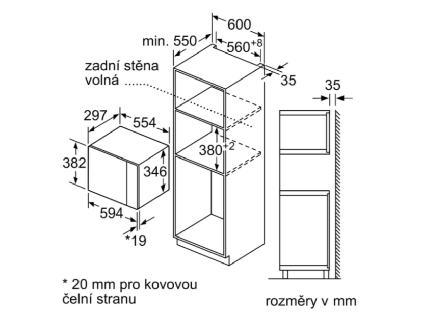 Mikrovlnná trouba Bosch BFL520MS0