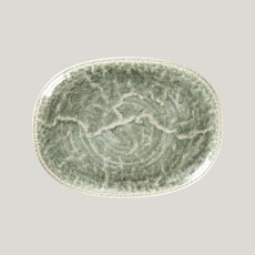 RAK Porcelain Krush talíř oválný 25 × 19 cm, zelený