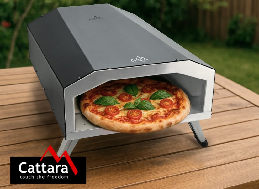 Cattara Pec na pizzu plynová MARGHERITA s regulátorem