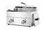 Indukční fritéza s výpustí - 2 x 8 l, HENDI, Profi Line, 16L, 230V/7000W, 577x609x(H)410mm