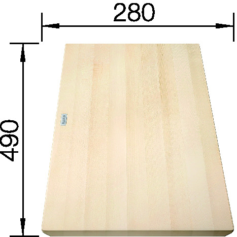 Krájecí deska dřevěná COLLECTIS 6 S 490x280