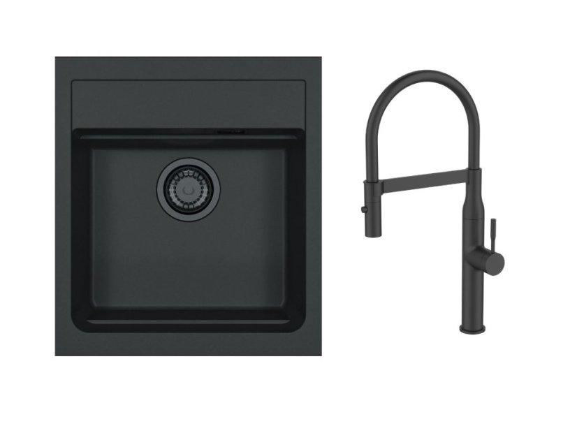 Alveus SET ALVEUS ATROX 20 ČERNÝ A90 BLACK EDITION + BATERIE MIRAGE BLACK