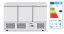Chladicí pizza pult, 3 dveře, Arktic, 254L, 230V/400W, 700x1400x(H)943mm