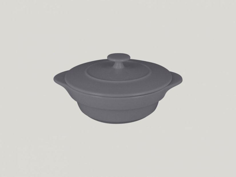 RAK Porcelain RAK Chef's Fusion hrnec s poklicí pr. 16 cm, šedý | RAK-CFRD16GY RAK Porcelain RAK Chef's Fusion hrnec s poklicí pr. 16 cm, šedý | RAK-CFRD16GY