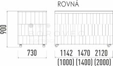 Enofrigo neutrální pracovní modul rovný 1000 NE