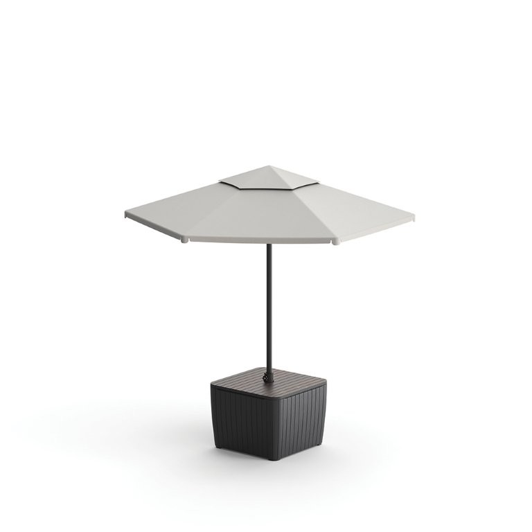 Zahradní stůl Keter Luzon Deco walnut / grafit