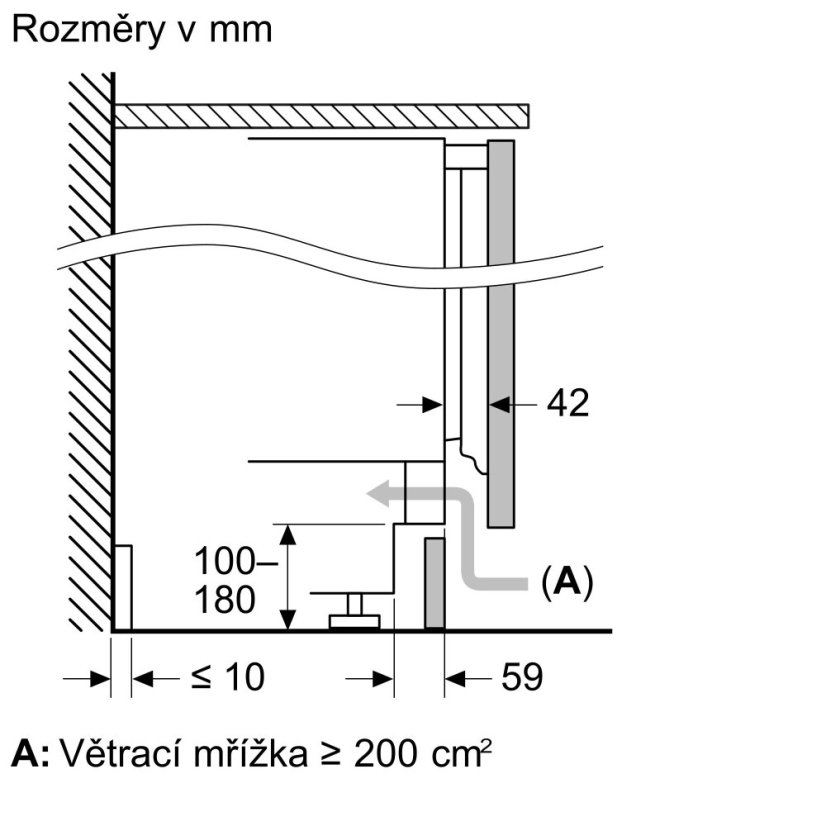 Vestavná monoklimatická chladnička Siemens KU21RADE0