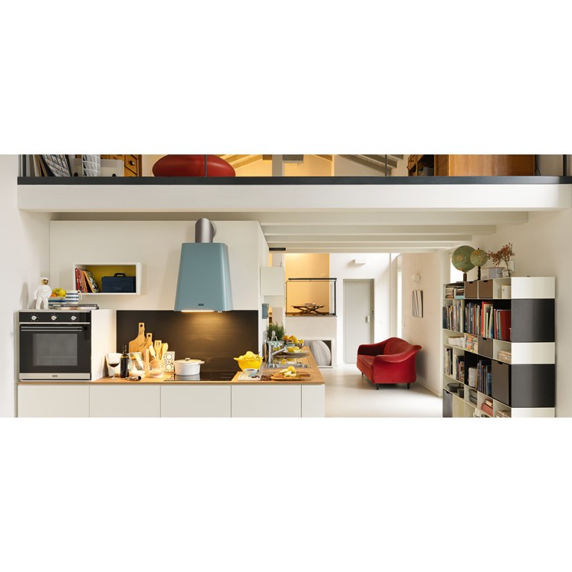Komínová digestoř Franke odsavač FSMD 508 BL Smart Deco Modrá