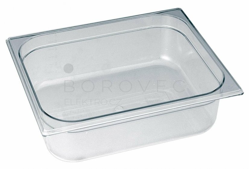 Gastronorm GN 1/2 (h=65 mm) polykarbonátová Gastronorm GN 1/2 (h=65 mm) polykarbonátová