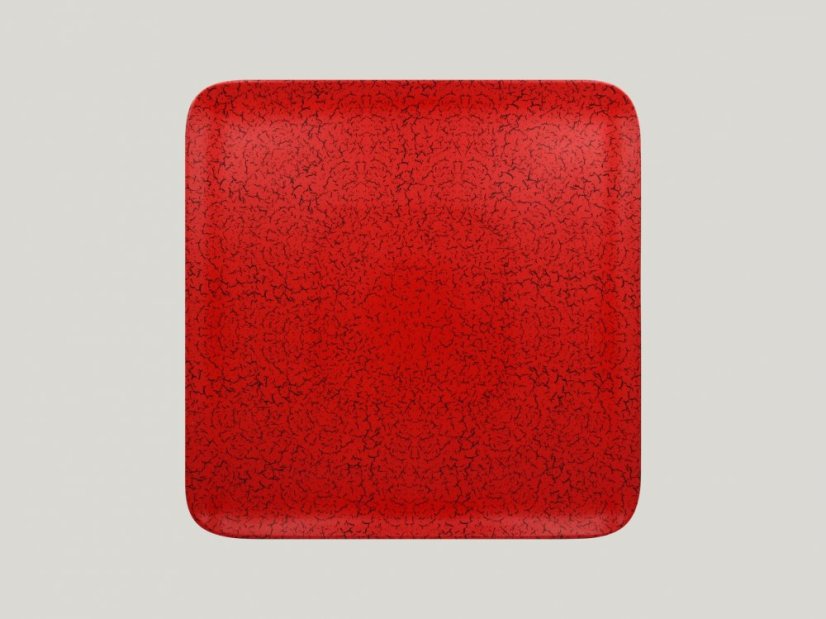 RAK Porcelain RAK Talíř čtvercový 30 × 30 cm – červená | RAK-RBAUSP30