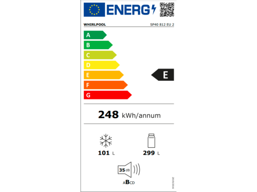 Vestavná chladnička Whirlpool SP40812EU2