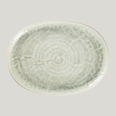 RAK Porcelain Krush talíř oválný 32 × 24 cm, světle zelený