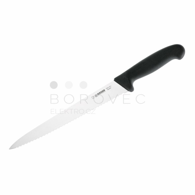 GIESSER nůž uzenářský G 7305 w 25cm černý GIESSER nůž uzenářský G 7305 w 25cm černý