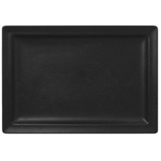 RAK Porcelain RAK Talíř obdélný 33 × 23 cm, černá | RAK-NFCLRP33BK